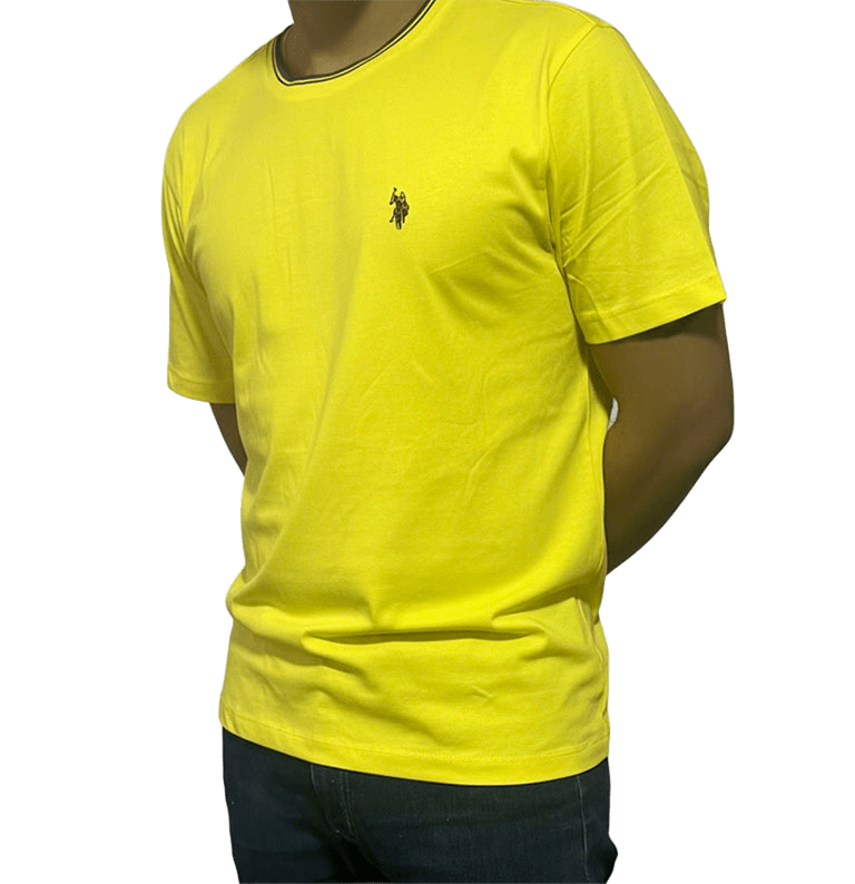 Camiseta Polo Color Amarillo