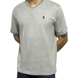 Camiseta Polo Color Gris
